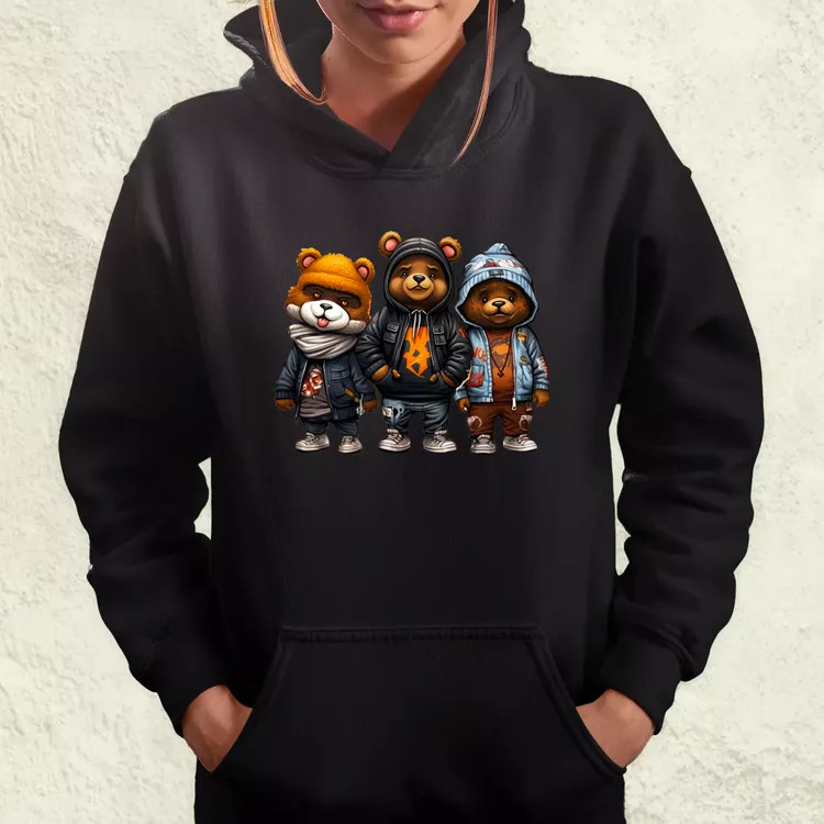 Hip Hop medvék v8 női pulóver