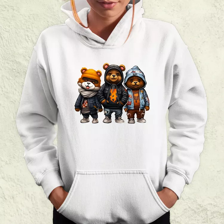 Hip Hop medvék v8 női pulóver