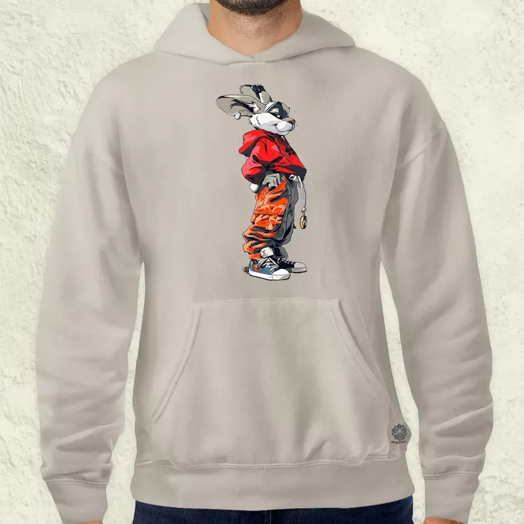 Hip Hop nyuszi v1 férfi pulóver