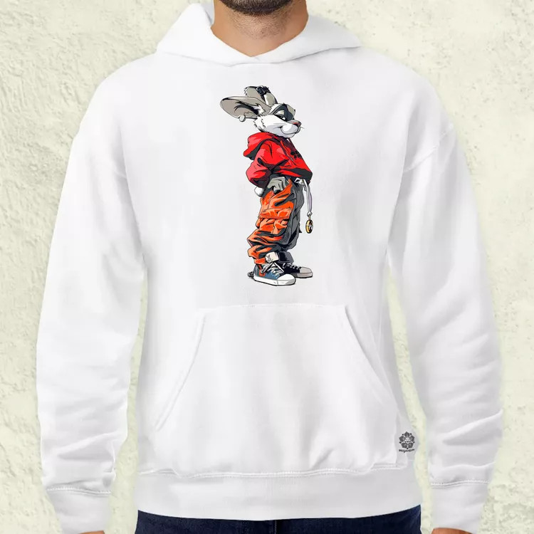 Hip Hop nyuszi v1 férfi pulóver