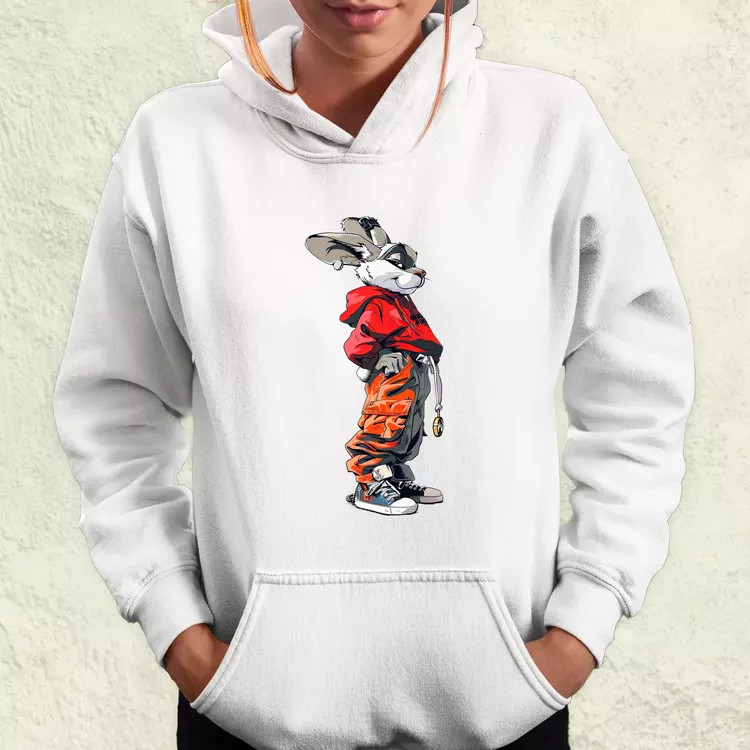 Hip Hop nyuszi v1 női pulóver