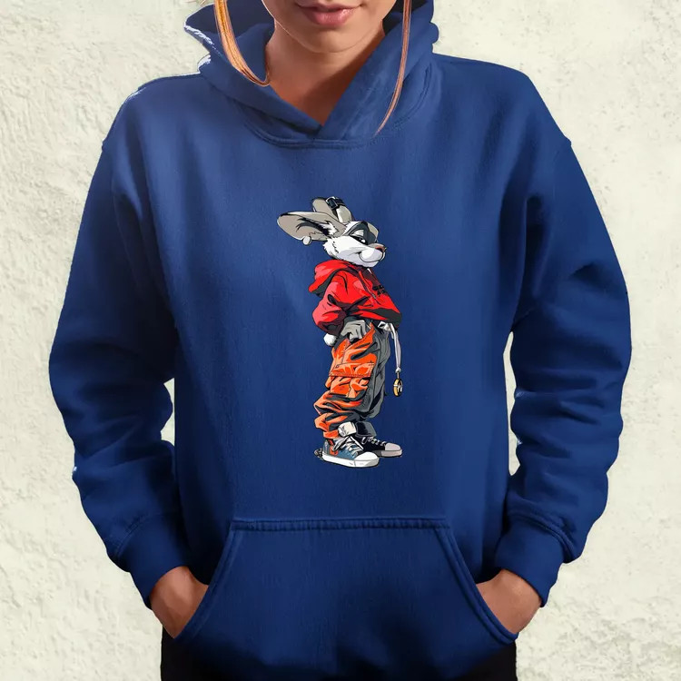 Hip Hop nyuszi v1 női pulóver