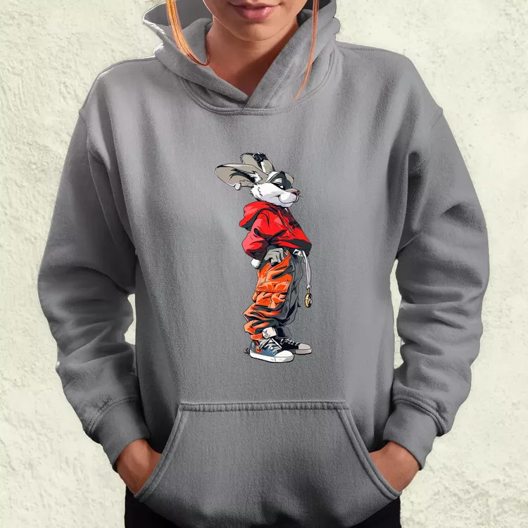 Hip Hop nyuszi v1 női pulóver