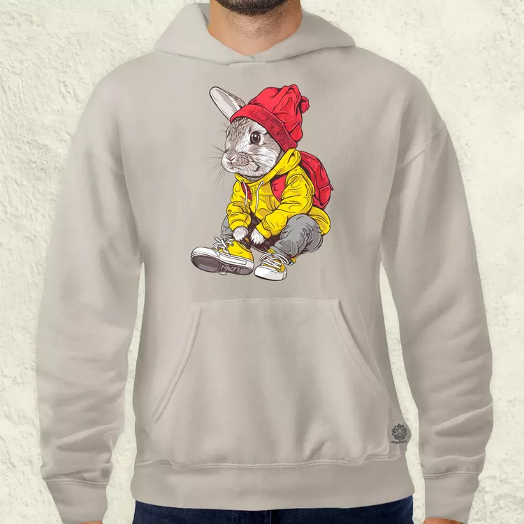Hip Hop nyuszi v12 férfi pulóver