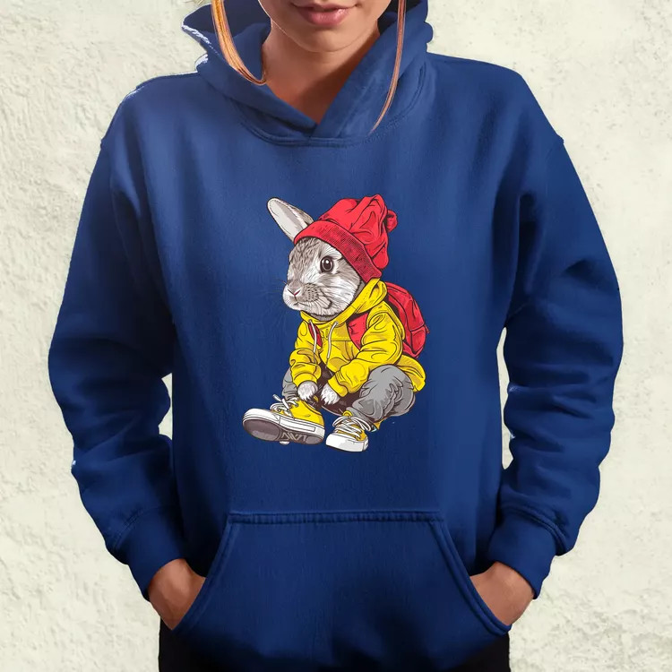 Hip Hop nyuszi v12 női pulóver