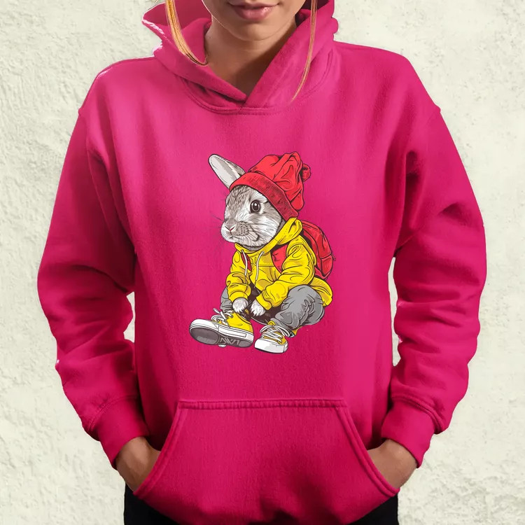 Hip Hop nyuszi v12 női pulóver