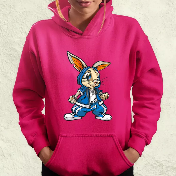 Hip Hop nyuszi v13 női pulóver
