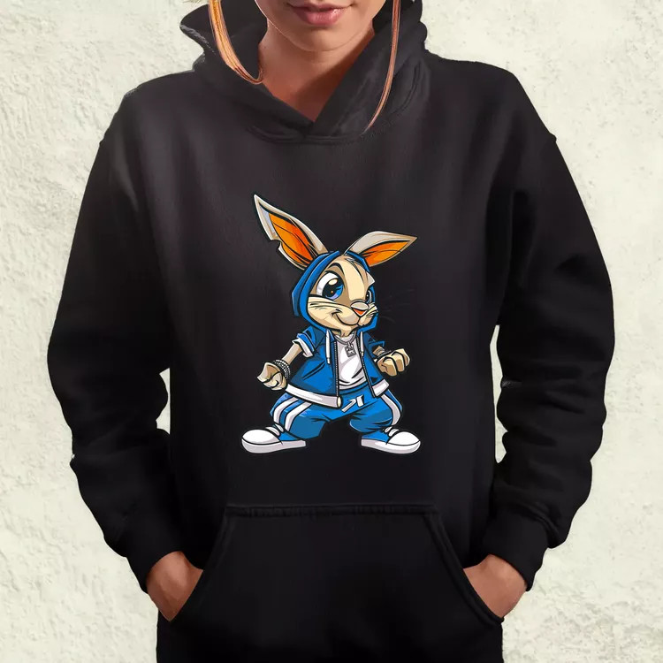 Hip Hop nyuszi v13 női pulóver