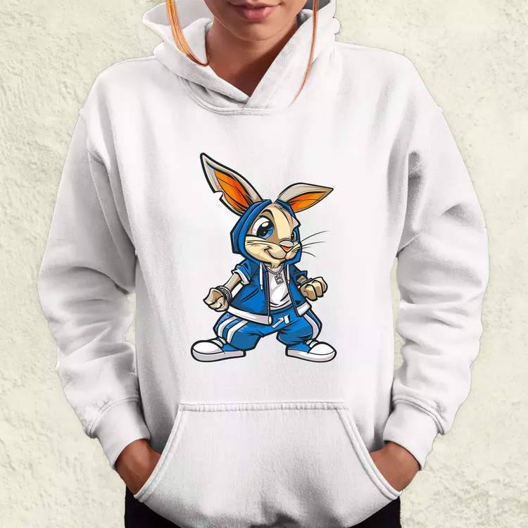 Hip Hop nyuszi v13 női pulóver