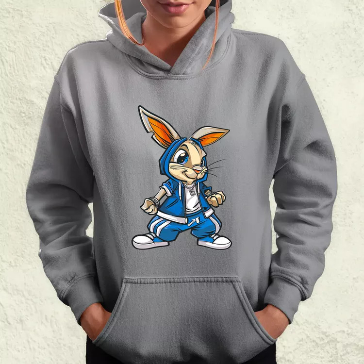 Hip Hop nyuszi v13 női pulóver
