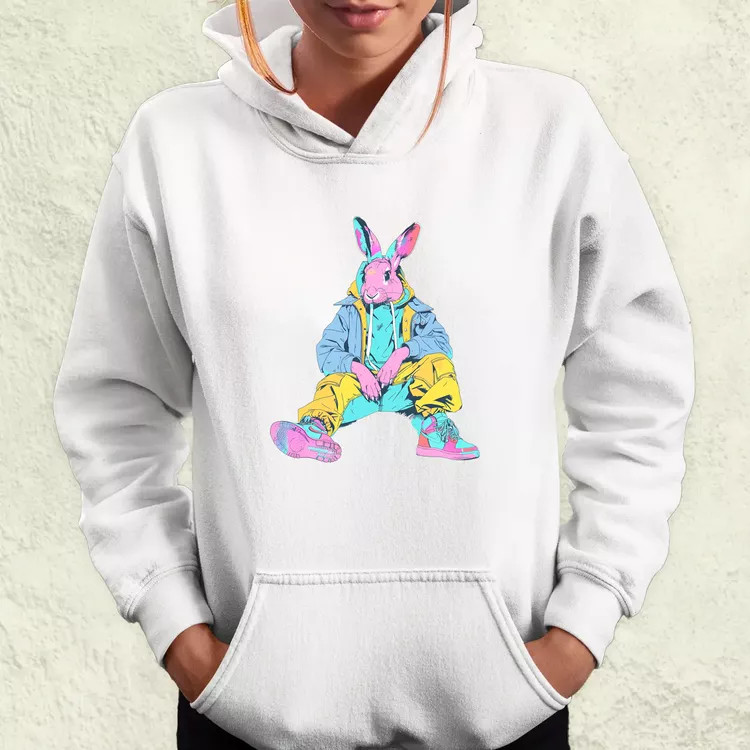 Hip Hop nyuszi v17 női pulóver