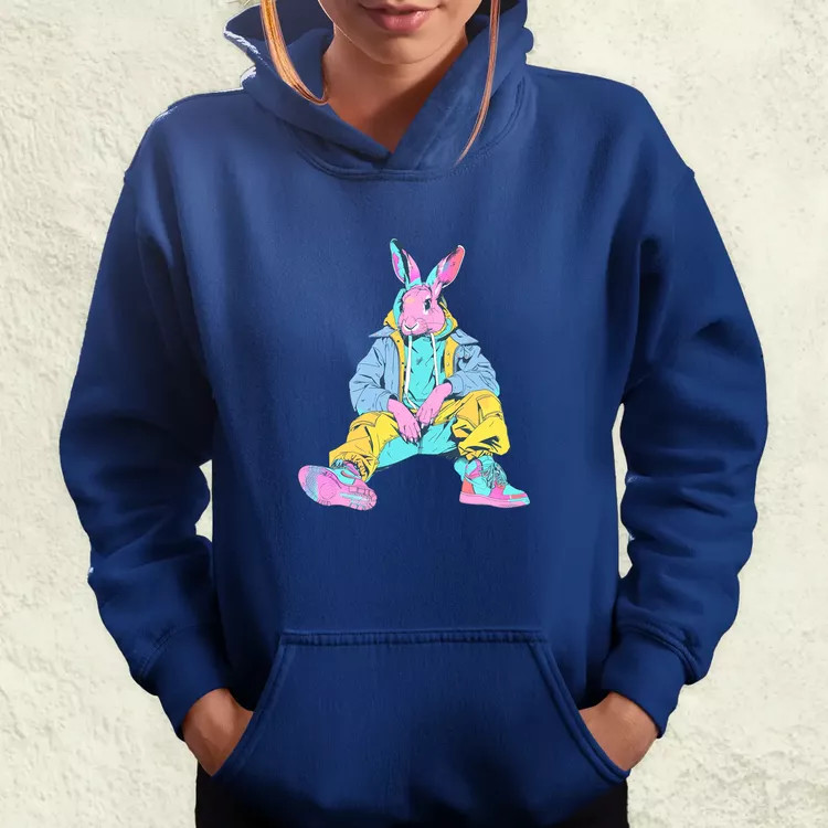 Hip Hop nyuszi v17 női pulóver