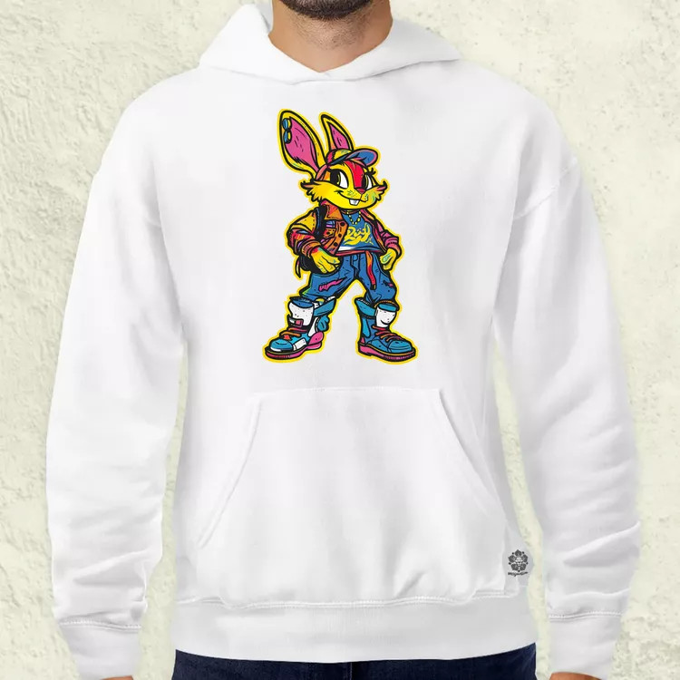 Hip Hop nyuszi v19 férfi pulóver