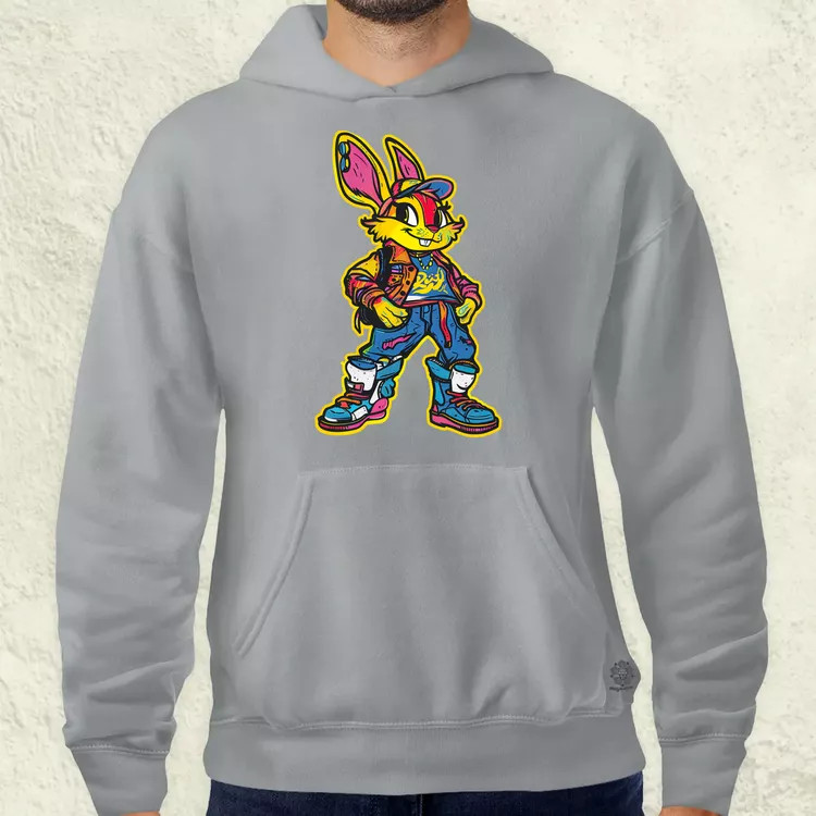 Hip Hop nyuszi v19 férfi pulóver