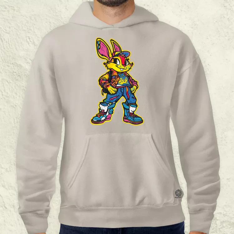 Hip Hop nyuszi v19 férfi pulóver