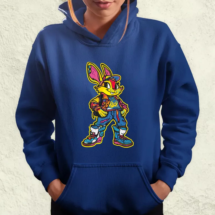 Hip Hop nyuszi v19 női pulóver