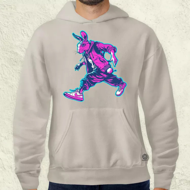 Hip Hop nyuszi v3 férfi pulóver