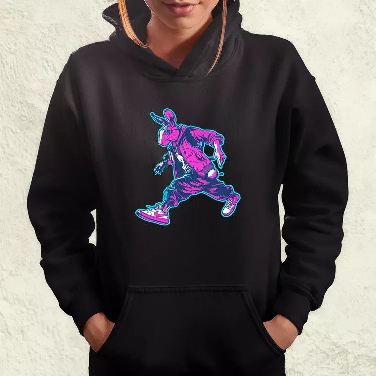 Hip Hop nyuszi v3 női pulóver