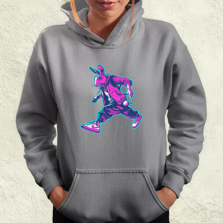 Hip Hop nyuszi v3 női pulóver
