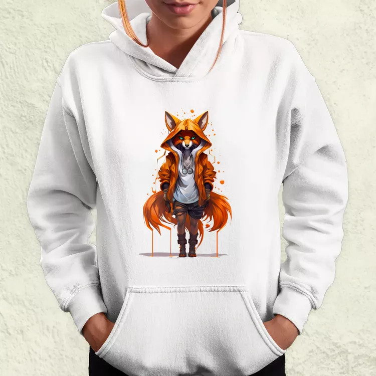Hiphop anime róka lány v3 női pulóver