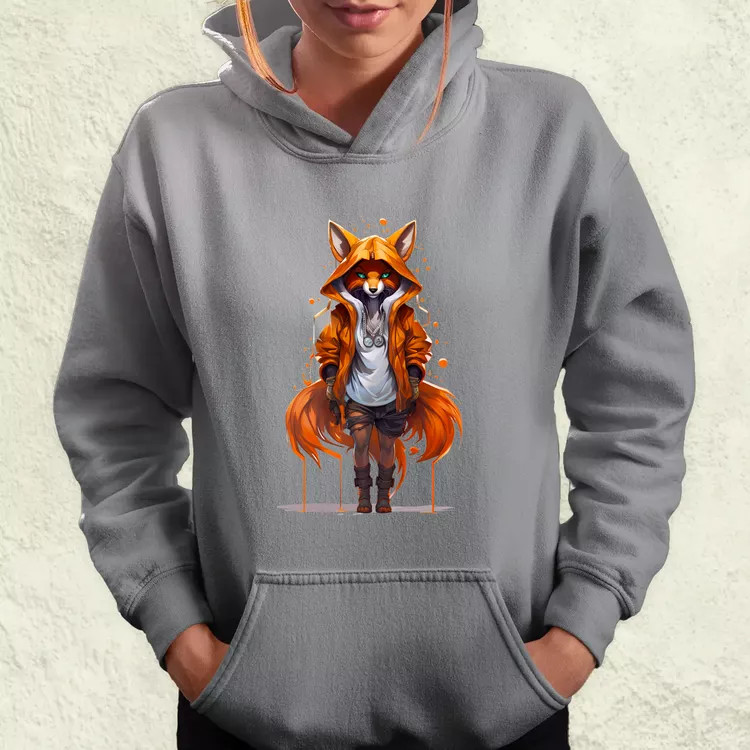 Hiphop anime róka lány v3 női pulóver