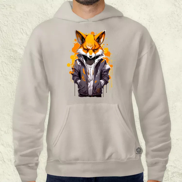 Hiphop anime róka srác v3 férfi pulóver