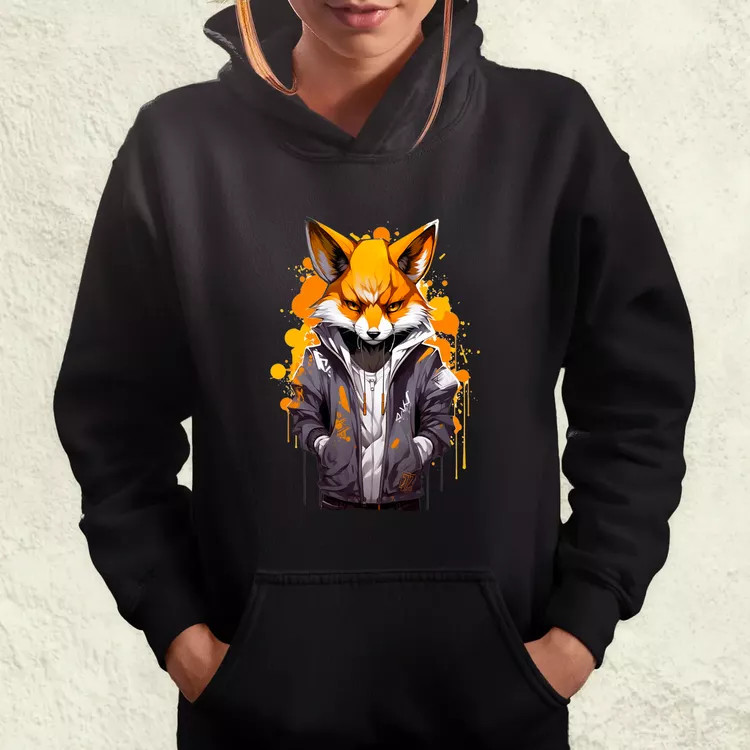 Hiphop anime róka srác v3 női pulóver