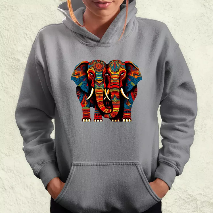 Indián elefántok v1 női pulóver