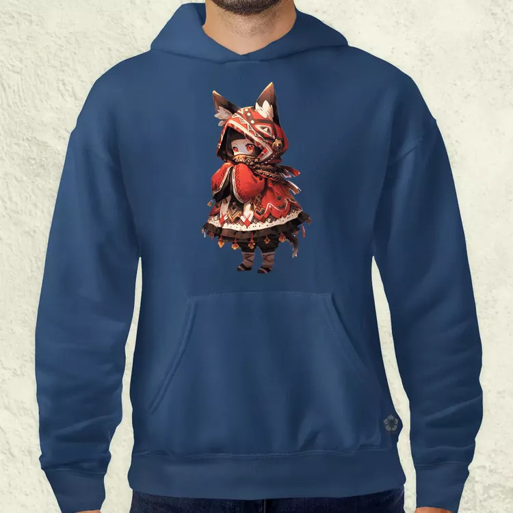 Chibi macskalány v2 férfi pulóver