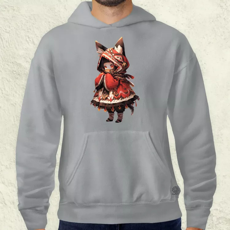 Chibi macskalány v2 férfi pulóver