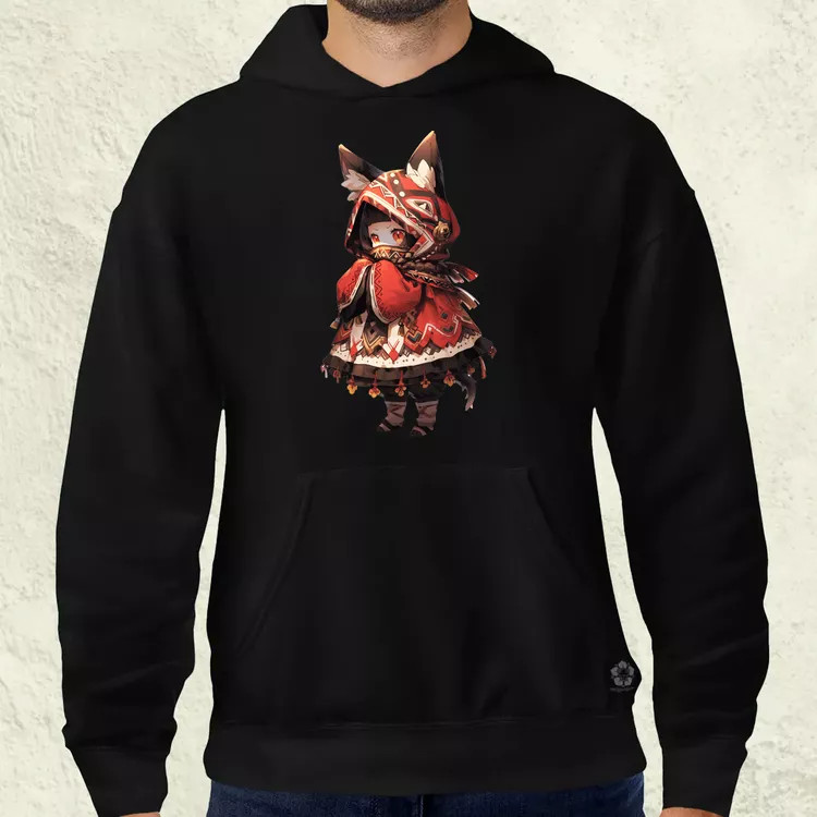 Chibi macskalány v2 férfi pulóver