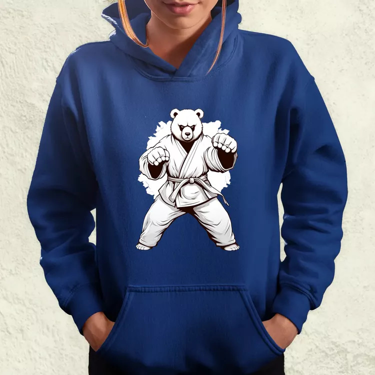 Karate maci v1 női pulóver