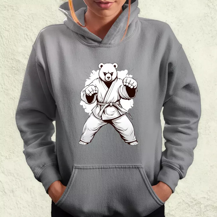 Karate maci v1 női pulóver
