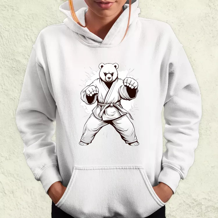 Karate maci v1 női pulóver