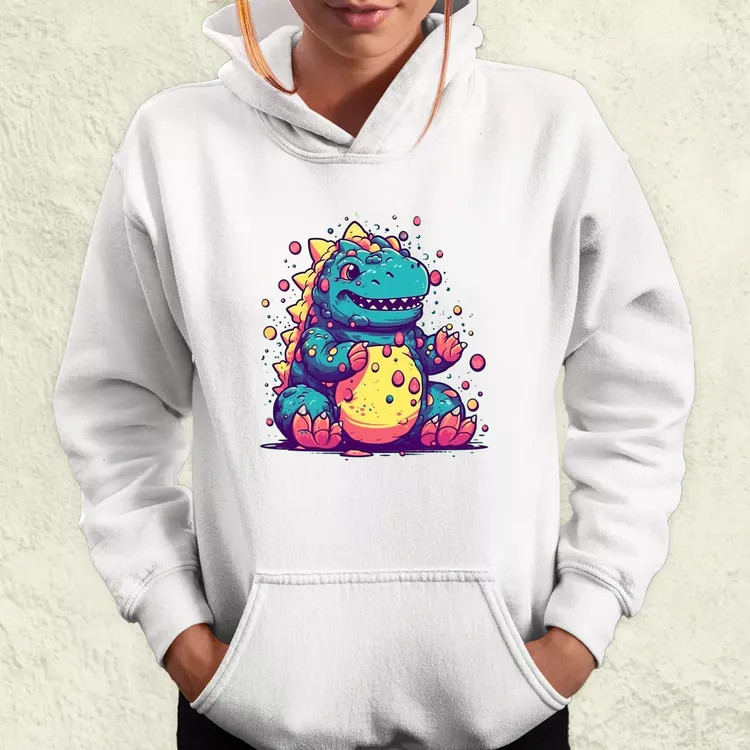Kawaii Godzilla v3 női pulóver