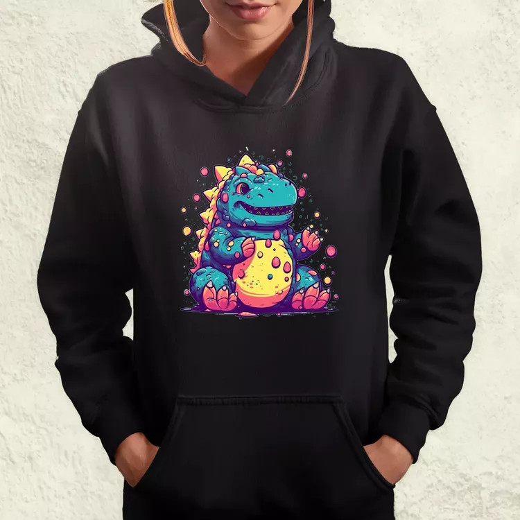 Kawaii Godzilla v3 női pulóver