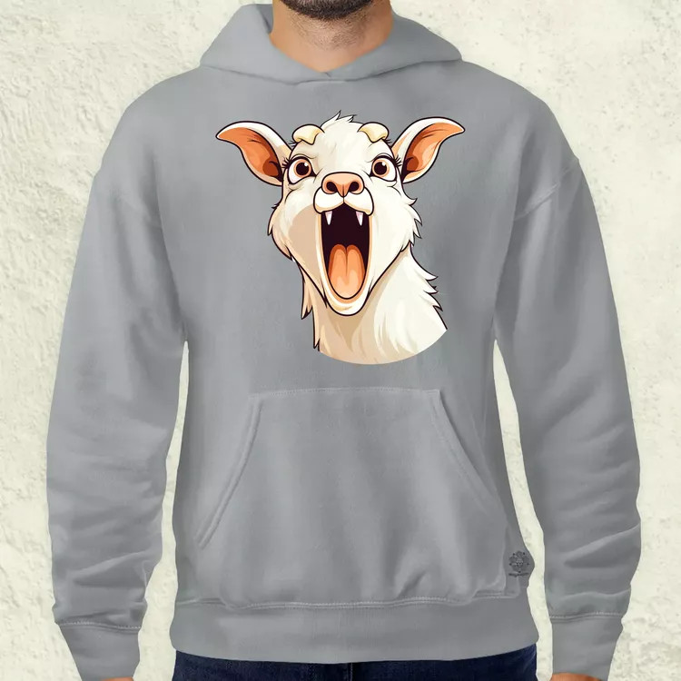 Kawaii kecske kiabál v1 férfi pulóver