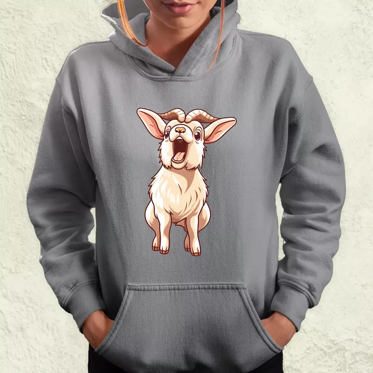 Kawaii kecske kiabál v2 női pulóver