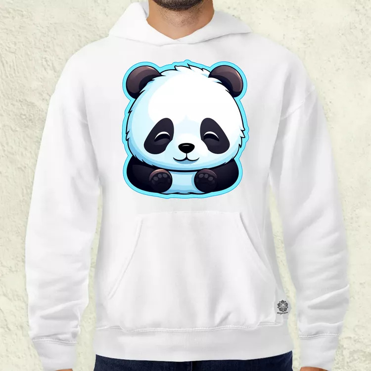 Kawaii panda v1 férfi pulóver