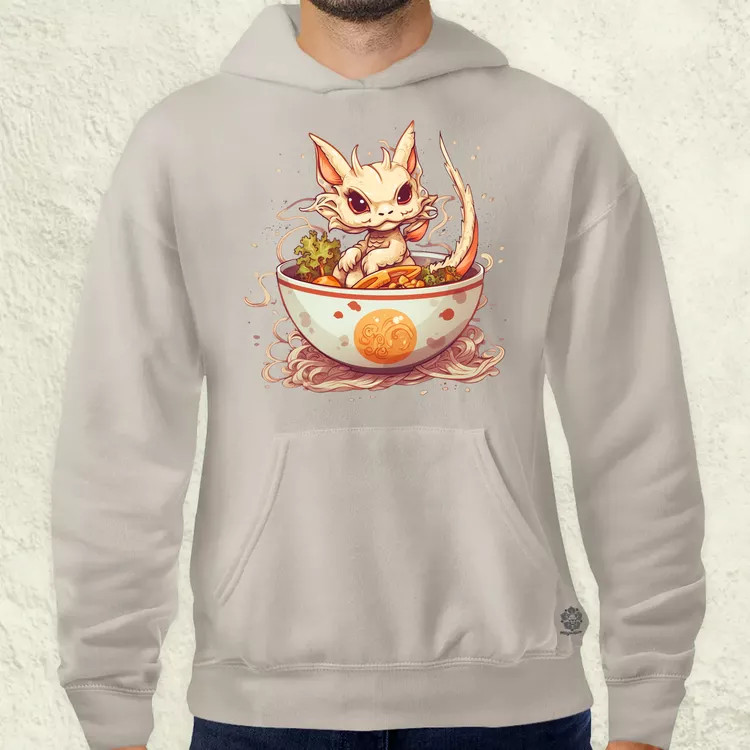 Kawaii ramen sárkány v1 férfi pulóver