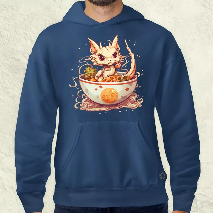 Kawaii ramen sárkány v1 férfi pulóver