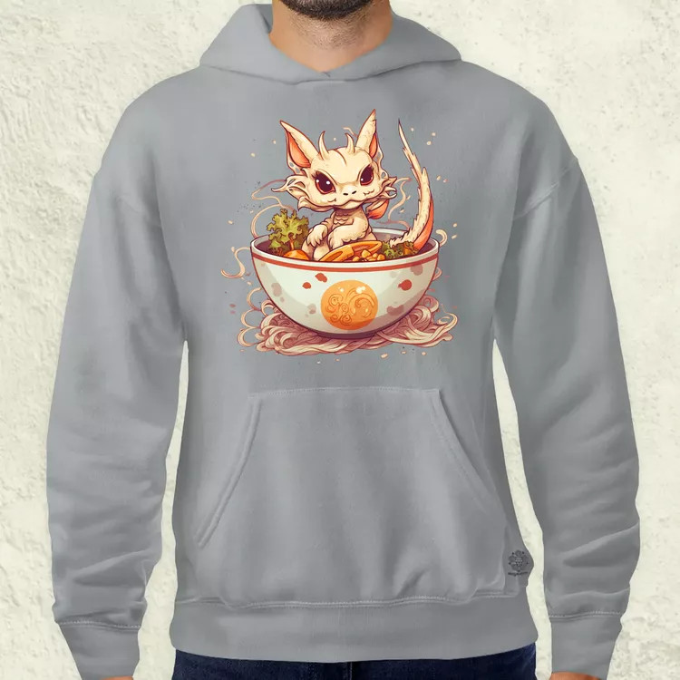 Kawaii ramen sárkány v1 férfi pulóver