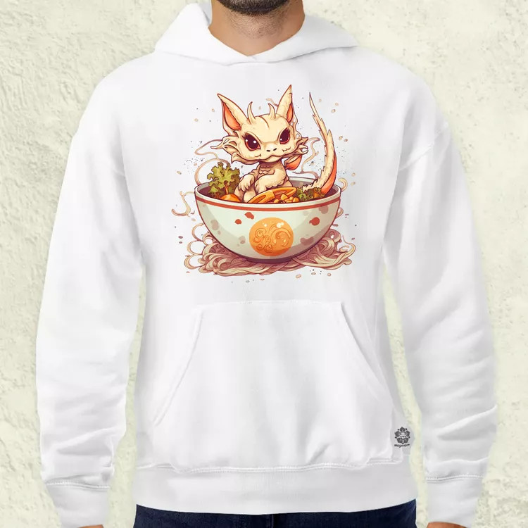Kawaii ramen sárkány v1 férfi pulóver