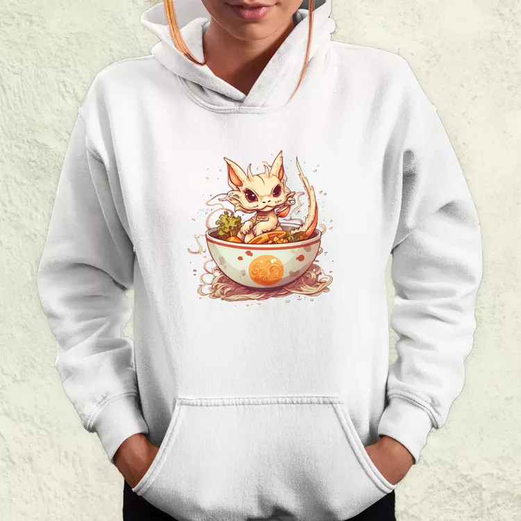 Kawaii ramen sárkány v1 női pulóver