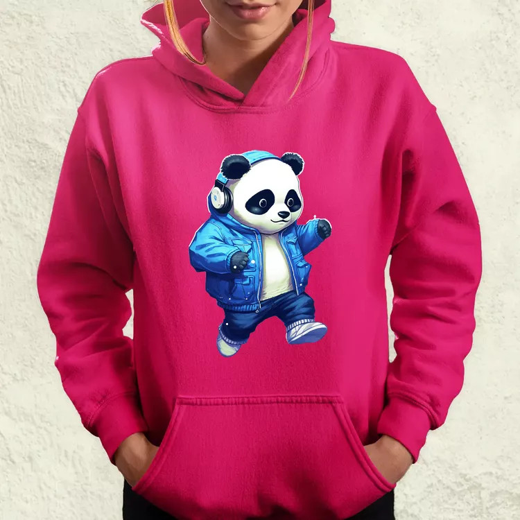 Kék panda srác v3 női pulóver
