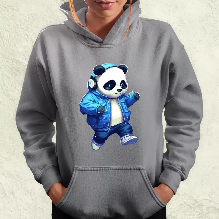 Kék panda srác v3 női pulóver