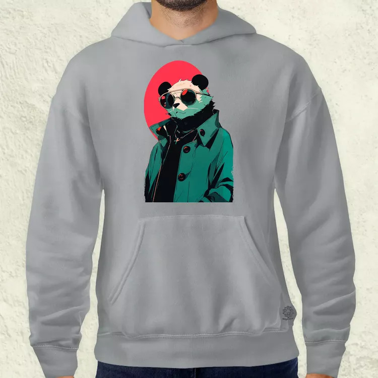 Laza napszemcsis panda v1 férfi pulóver