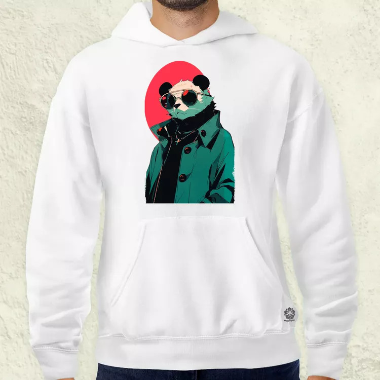 Laza napszemcsis panda v1 férfi pulóver