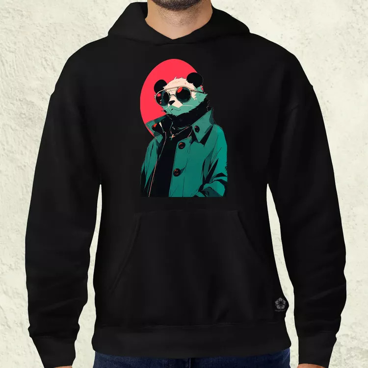 Laza napszemcsis panda v1 férfi pulóver