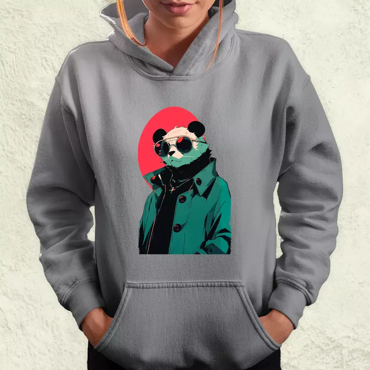Laza napszemcsis panda v1 női pulóver